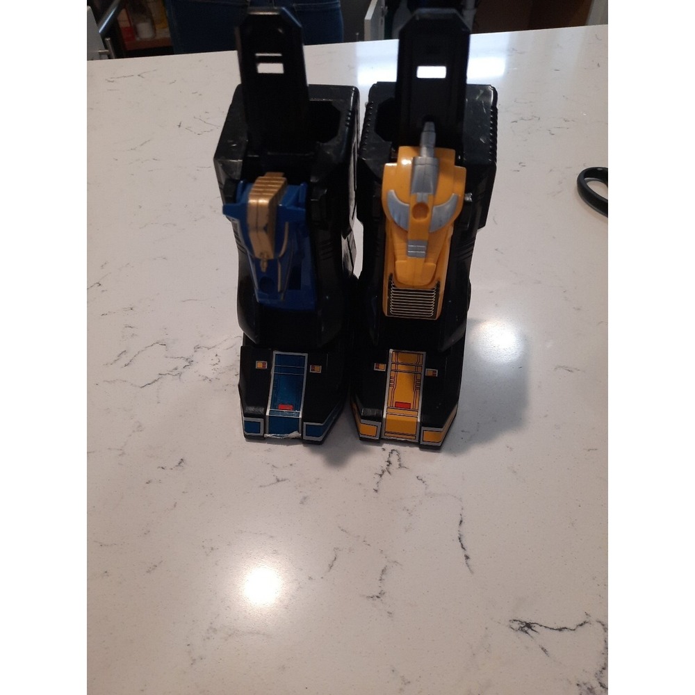 1994 Vintage Bandai Power Rangers Thunderzord‎ Megazord Leg Parts Blue & Yellow